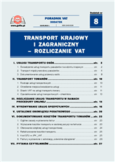 Transport krajowy i zagraniczny - rozliczanie VAT