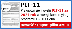 PIT 11 - gofin.pl