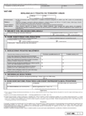 VAT-9M(11) - Deklaracja dla podatku od towarów i usług - druki GOFIN