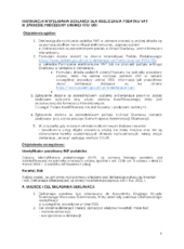 Instrukcja wypełniania deklaracji dla rozliczania podatku VAT w zakresie procedury unijnej (VIU-DO) - druki GOFIN