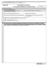 ORD-IN/A(9) - Załącznik do wniosku o wydanie interpretacji indywidualnej - druki GOFIN