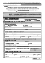 ORD-W1(4) - Informacja o wynagrodzeniach wypłacanych przez podmiot będący nierezydentem osobom fizycznym będącym nierezydentami za świadczenie na rzecz rezydenta usług (wykonania pracy) - druki GOFIN