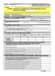 PIT-36L(10) - Zeznanie o wysokości osiągniętego dochodu (poniesionej straty) w roku podatkowym - druki GOFIN