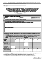 PIT-28/A(16) - Informacja o przychodach podatnika z działalności prowadzonej na własne nazwisko oraz z najmu, podnajmu, dzierżawy, poddzierżawy lub innych umów o podobnym charakterze - druki GOFIN