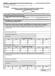 PIT-28/B(16) - Informacja o przychodach podatnika z działalności prowadzonej w formie spółki (spółek) - druki GOFIN