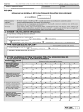 PIT-8AR(14) - Deklaracja roczna o zryczałtowanym podatku dochodowym - druki GOFIN
