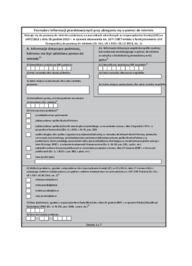 INF-O-P-dM - Formularz informacji przedstawianych przy ubieganiu się o pomoc de minimis - druki GOFIN