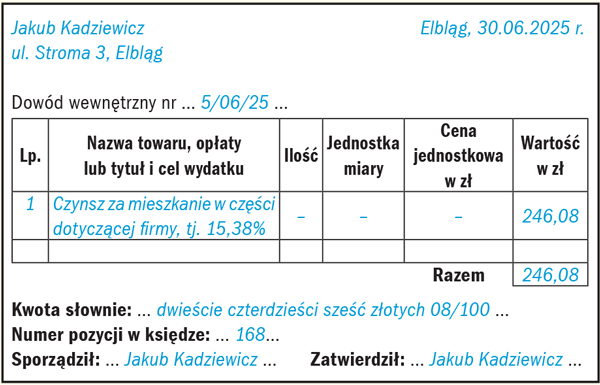 Dowód wewnętrzny