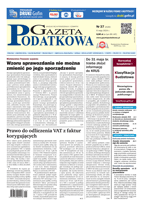 Gazeta Podatkowa Nr 37 (2120) z dnia 6.05.2024