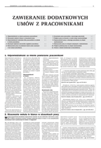 Dodatek do Gazety Podatkowej - Zawieranie dodatkowych umów z pracownikami