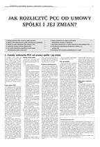 Dodatek do Gazety Podatkowej - Jak rozliczyć PCC od umowy spółki i jej zmian?