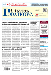 Gazeta Podatkowa Nr 37 (2225) z dnia 8.05.2025