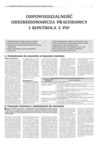 Dodatek do Gazety Podatkowej - Odpowiedzialność odszkodowawcza pracodawcy i kontrola z PIP