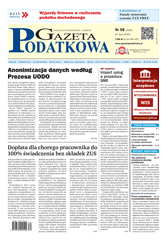 Gazeta Podatkowa Nr 58 (2246) z dnia 21.07.2025