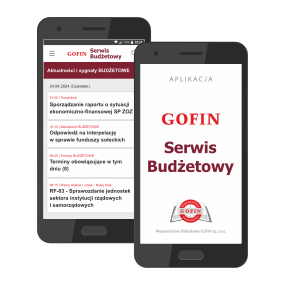 Aplikacja mobilna Gofin Serwis Budżetowy