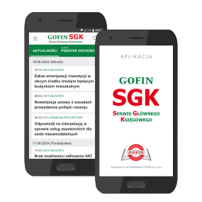 Aplikacja mobilna Gofin Serwis Głównego Księgowego