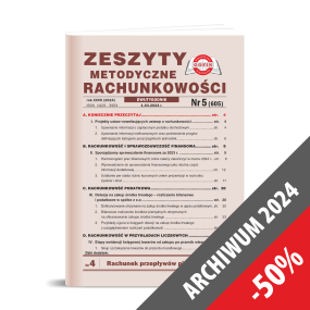 Zeszyty Metodyczne Rachunkowości (ZMR) - Archiwum 2024