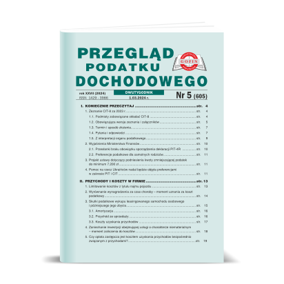 Przegląd Podatku Dochodowego (PPD)