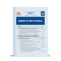 Dodatek PV 17/2024 - Zmiany w VAT w 2025 r.