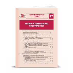 Dodatek BI 17/2025 - Koszty w działalności gospodarczej