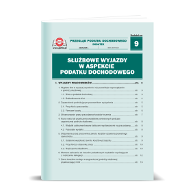 Dodatek PPD 09/2025 - Służbowe wyjazdy w aspekcie podatku dochodowego