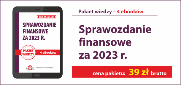 Pakiet 2024/03 - Sprawozdanie finansowe za 2023 r. - eBooki