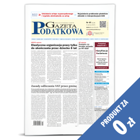 Egzemplarz okazowy Gazety Podatkowej