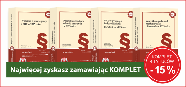 2025 Książka - komplet 4 książek 2025