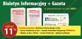 Komplet promocyjny nr 3 na cały 2025 rok - Biuletyn Informacyjny + Gazeta