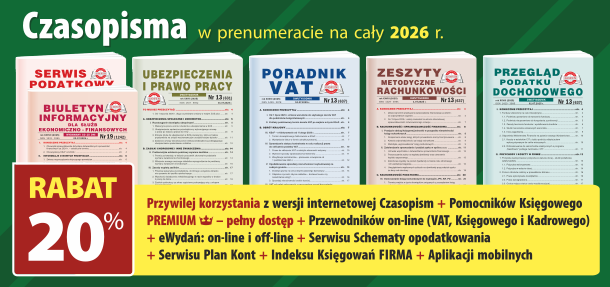 Komplet promocyjny nr 2 na cały 2026 rok - Czasopisma