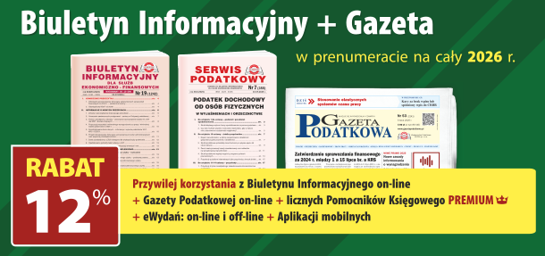 Komplet promocyjny nr 3 na cały 2026 rok - Biuletyn Informacyjny + Gazeta