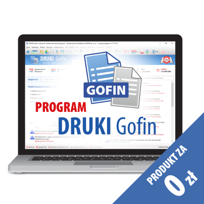 Program DRUKI Gofin - Wersja niekomercyjna (darmowa)